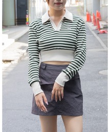 MAGPIE ROBIN/STワッフルカラーT