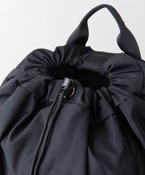 BEN DAVIS（ベンデイビス）の「【BEN DAVIS/ベンデイビス】　ナイロンストリングバックパック BDW-8325（バックパック/リュック・メンズ・チャコールグレー/ブラック/ベージュ・FREE）」の11枚目の写真