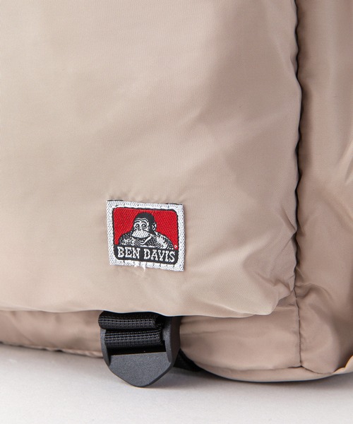 BEN DAVIS（ベンデイビス）の「【BEN DAVIS/ベンデイビス】　ナイロンストリングバックパック BDW-8325（バックパック/リュック・メンズ・チャコールグレー/ブラック/ベージュ・FREE）」の5枚目の写真