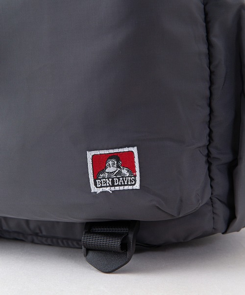 BEN DAVIS（ベンデイビス）の「【BEN DAVIS/ベンデイビス】　ナイロンストリングバックパック BDW-8325（バックパック/リュック・メンズ・チャコールグレー/ブラック/ベージュ・FREE）」の4枚目の写真