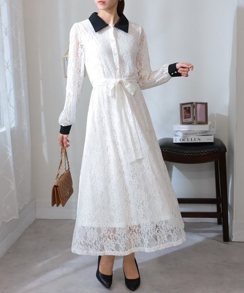 pumpkin port（パンプキンポート）の「リボンベルト付 総レース