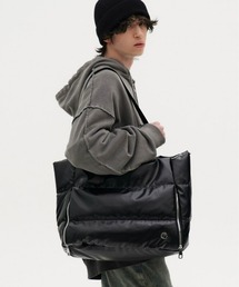 REON STUDIO | 韓国ブランド RE:ON STUDIO レオンスタジオ 2WAY GLOSSY PADDING BIG BAG 2way 大きめ ショルダーバック ビッグサイズ パディングバッグ トートバッグ かばん 韓国ファッション(ショルダーバッグ)
