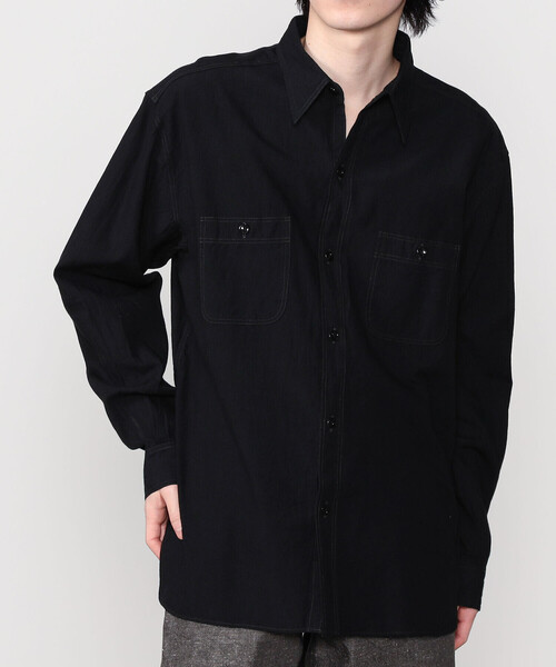 Buzz Rickson's(バズリクソンズ)の「BUZZ RICKSON'S | ブラックシャンブレー ユーティリティーシャツ MEN(シャツ/ブラウス・メンズ・ブラック・XL/XXL)」の8枚目の写真