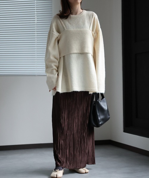 楽天市場】anuke アンヌーク 2ウェイ ニット ビスチェ 2way Knit