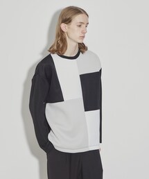 ◆ブロッキングダンボールプルオーバー