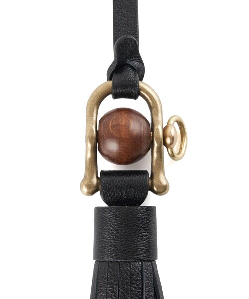 TOFF&LOADSTONE(トフアンドロードストーン)の「タッセルチャーム(キーケース/キーアクセサリー・レディース・キャメル/ホワイト系/ブラック/サックスブルー・00)」の16枚目の写真