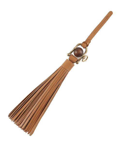 TOFF&LOADSTONE(トフアンドロードストーン)の「タッセルチャーム(キーケース/キーアクセサリー・レディース・キャメル/ホワイト系/ブラック/サックスブルー・00)」の13枚目の写真