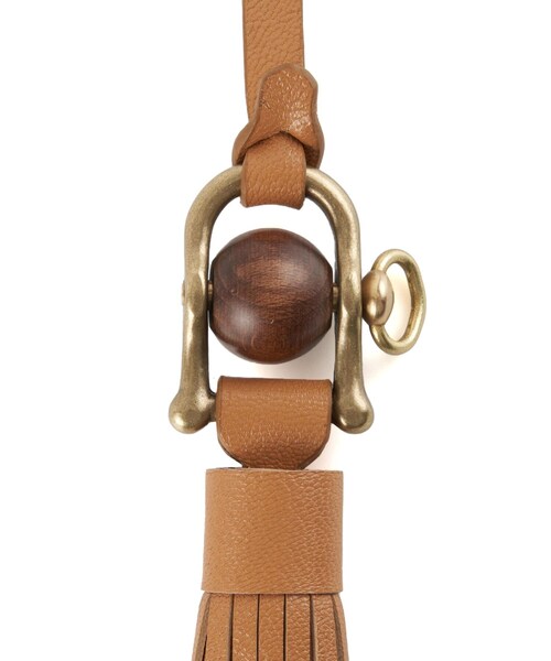 TOFF&LOADSTONE(トフアンドロードストーン)の「タッセルチャーム(キーケース/キーアクセサリー・レディース・キャメル/ホワイト系/ブラック/サックスブルー・00)」の12枚目の写真