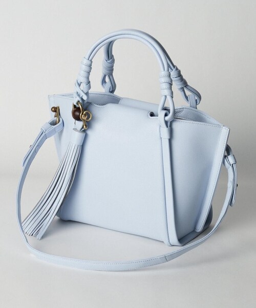 TOFF&LOADSTONE(トフアンドロードストーン)の「タッセルチャーム(キーケース/キーアクセサリー・レディース・キャメル/ホワイト系/ブラック/サックスブルー・00)」の5枚目の写真