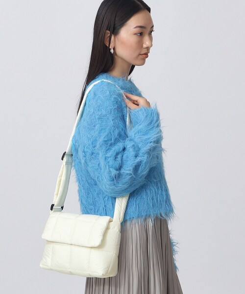 GALLEST（ギャレスト）の「スクエアキルトショルダー（ショルダーバッグ・レディース・ブルー/オフホワイト/ブラック・00）」の2枚目の写真