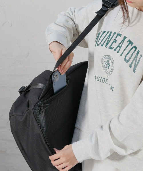 Honeys（ハニーズ）の「多ポケットリュック（バックパック/リュック・レディース・ブラック×グレー/ブラック×ホワイト/ブラック×パープル・FREE）」の7枚目の写真