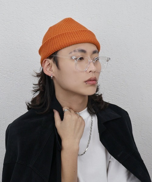 4INT.（フォイント）の「ウェリントンフレーム メガネ / UVカット（メガネ・メンズ・ブラウン/ブラック/クリア・FREE）」の7枚目の写真