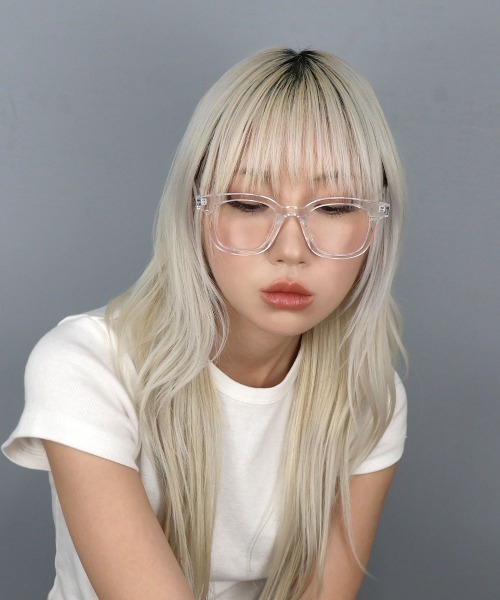 4INT.（フォイント）の「ウェリントンフレーム メガネ / UVカット（メガネ・メンズ・ブラウン/ブラック/クリア・FREE）」の8枚目の写真