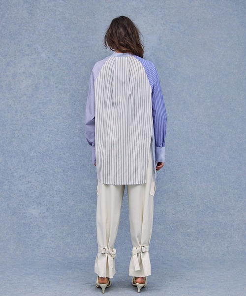 PUBLIC TOKYO（パブリックトウキョウ）の「長袖シャツ（シャツ/ブラウス・レディース・サックスブルー・FREE）」の4枚目の写真