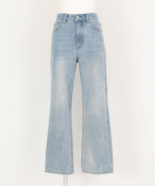 titivate（ティティベイト）の「ハイウエストストレートデニムパンツ（デニムパンツ・レディース・ライトブルー/インディゴブルー・XS/L/TM/S/M）」の20枚目の写真