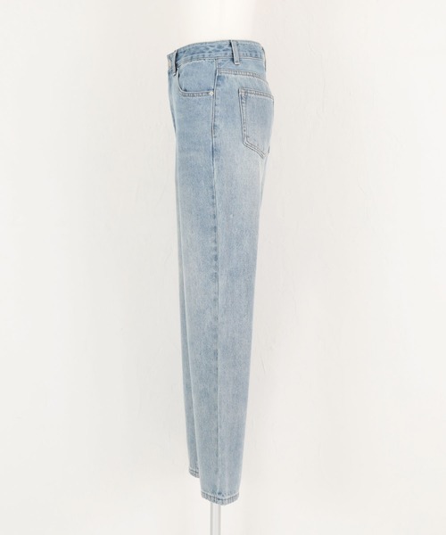 titivate（ティティベイト）の「ハイウエストストレートデニムパンツ（デニムパンツ・レディース・ライトブルー/インディゴブルー・XS/L/TM/S/M）」の21枚目の写真