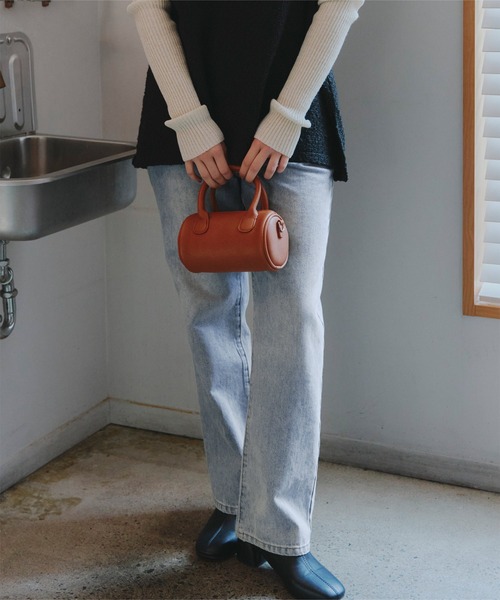 titivate（ティティベイト）の「ハイウエストストレートデニムパンツ（デニムパンツ・レディース・ライトブルー/インディゴブルー・XS/L/TM/S/M）」の4枚目の写真