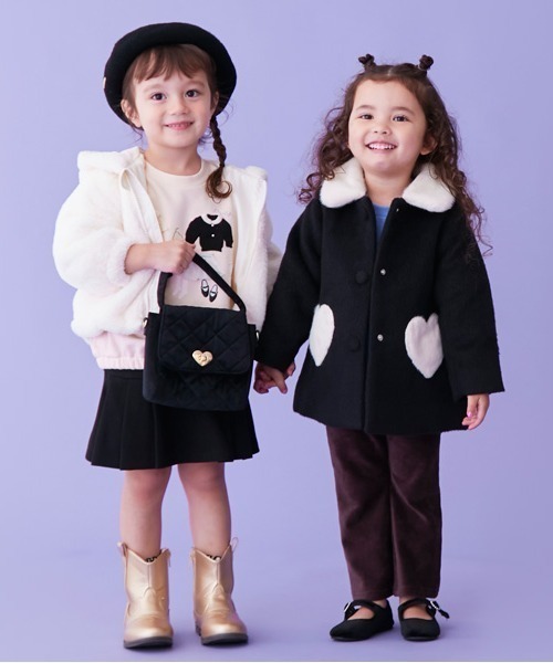 セール】ハートポケットコート（ダッフルコート）｜petit main