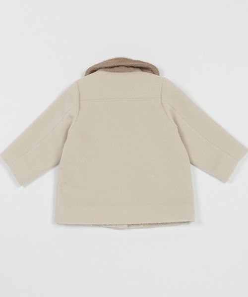 petit main（プティマイン）の「ハートポケットコート（ダッフルコート・キッズ・ブラック/アイボリー・90cm/120cm/100cm/110cm/130cm/80ｃｍ）」の3枚目の写真