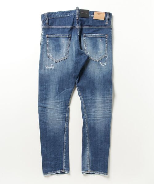 DSQUARED2（ディースクエアード）の「SEXY TWIST JEAN /MEDIUM SLASH WASH /0231（デニムパンツ・メンズ・インディゴブルー・46/48/44/50）」の2枚目の写真