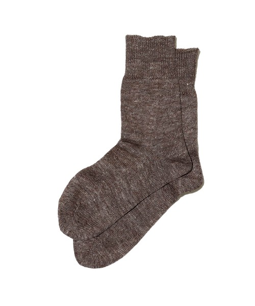 OBSCURE SOCKS(オブスキュア ソックス)の「OBSCURE SOCKS オブスキュアソックス CAMELLIA Woman’s カメリア レディース(ソックス/靴下・レディース・グレー/マスタード/ブルー/ブラック/ブラウン/ネイビー・FREE)」の4枚目の写真