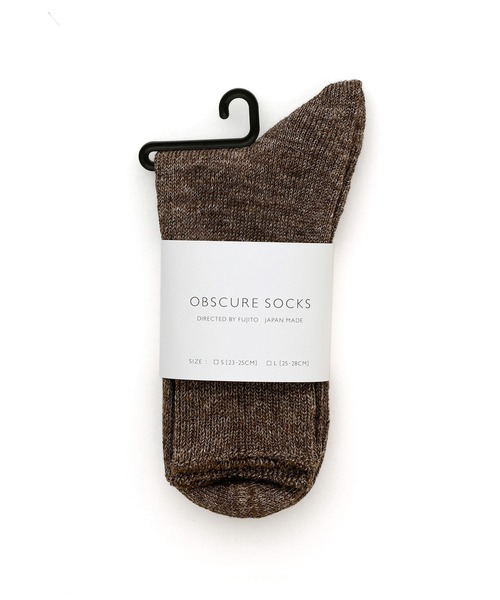 OBSCURE SOCKS W CAMELLIA オブスキュアソックス カメリア レディース