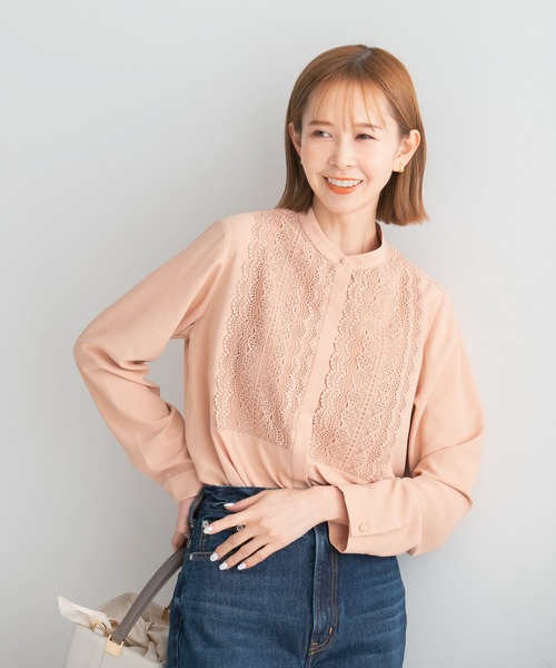 「URBAN RESEARCH ROSSO」 長袖ブラウス FREE アイボリー レディース URBAN RESEARCH ROSSO 「URBAN ROSSO」 長袖ブラウス FREE