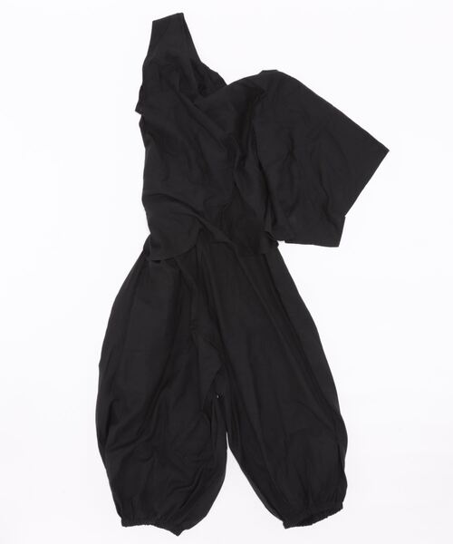 チャイハネ（チャイハネ）の「【チャイハネ】モラバMEN'Sワンショルダーサロペ（つなぎ/オールインワン・メンズ・ブラック/グレー・FREE）」の7枚目の写真