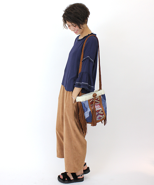 mystic(ミスティック)の「【mystic】ヨウリュウブラウス(シャツ/ブラウス・レディース・オフホワイト/ブラック/ベージュ/ネイビー・FREE)」の9枚目の写真