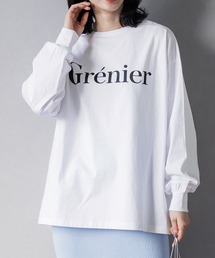コットンビッグシルエットロゴTシャツ