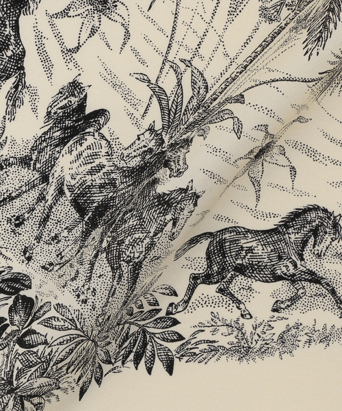 DAIRIKU（ダイリク）の「【DAIRIKU / ダイリク】Horse Silk Scarf