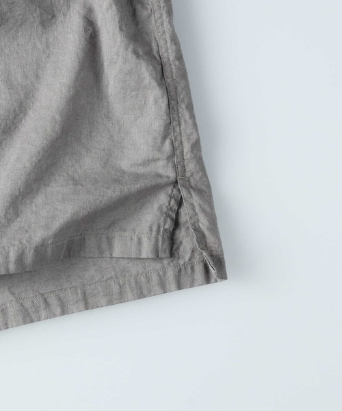 BACK NUMBER(バックナンバー)の「【BACK NUMBER】綿麻混紡7分袖スキッパーシャツ(シャツ/ブラウス・メンズ・ダークベージュ/ネイビー・S/M/L/XL)」の5枚目の写真