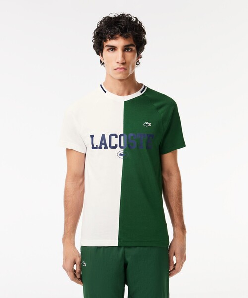 【セール】『ダニール・メドベージェフ』アシンメトリードライTシャツ（Tシャツ/カットソー）｜LACOSTE（ラコステ）