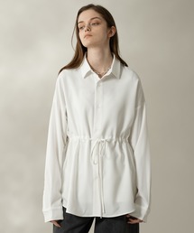 WAIST SHIRRING DRAWCORD SHIRT/ウエストシャーリングドローコードシャツ