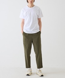 BODY WILD/ボディワイルド ストレッチパンツ レーヨン混 ワイドテーパード