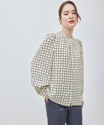 ROPE' | ロープモチーフ柄ギャザーブラウス(シャツ/ブラウス)