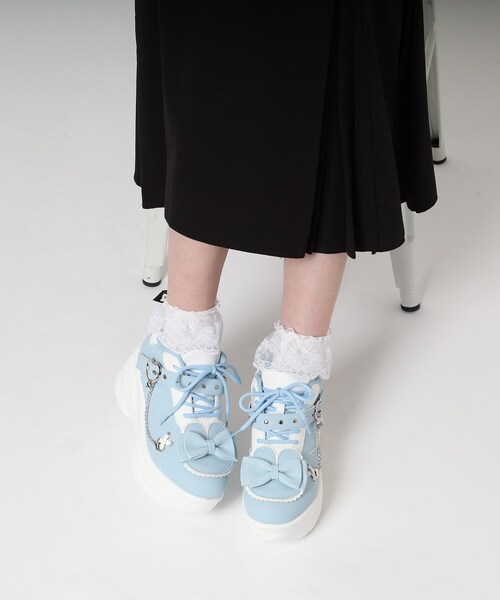 BBIMP ウサギの爪の形 厚底 スニーカー 新品 男女兼用 サイズ23.5cm BBIMP ウサギの爪の形 厚底 スニーカー 新品 男女兼用 サイズ23.5cm