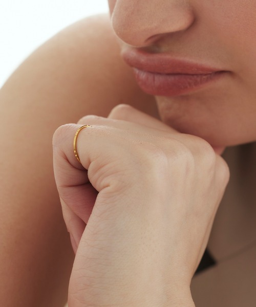 CENE（セネ）の「【CENE】セネ/カットピンキーリング（リング・レディース・ゴールド/シルバー・#1/#5/#3）」の5枚目の写真