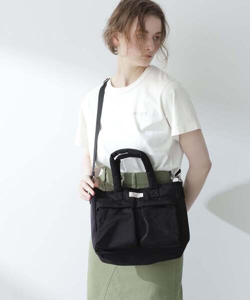 AVIREX(アヴィレックス)の「《直営店限定》HELMET TOTE BAG/ヘルメットトートバッグ(トートバッグ・レディース・アイボリー/ブラック/オリーブ・FREE)」の22枚目の写真