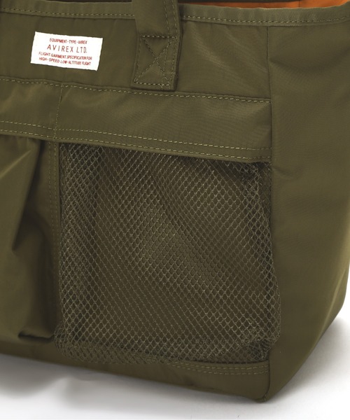AVIREX(アヴィレックス)の「《直営店限定》HELMET TOTE BAG/ヘルメットトートバッグ(トートバッグ・レディース・アイボリー/ブラック/オリーブ・FREE)」の12枚目の写真