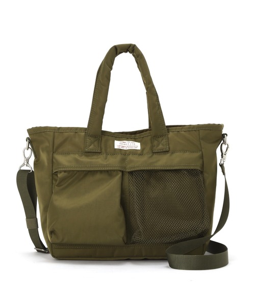 AVIREX(アヴィレックス)の「《直営店限定》HELMET TOTE BAG/ヘルメットトートバッグ(トートバッグ・レディース・アイボリー/ブラック/オリーブ・FREE)」の18枚目の写真
