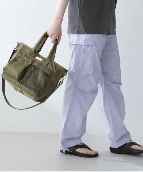 AVIREX(アヴィレックス)の「《直営店限定》HELMET TOTE BAG/ヘルメットトートバッグ(トートバッグ・レディース・アイボリー/ブラック/オリーブ・FREE)」の16枚目の写真