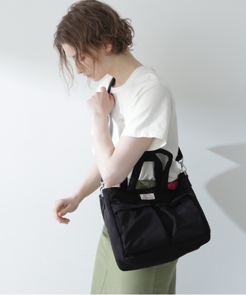 AVIREX(アヴィレックス)の「《直営店限定》HELMET TOTE BAG/ヘルメットトートバッグ(トートバッグ・レディース・アイボリー/ブラック/オリーブ・FREE)」の19枚目の写真