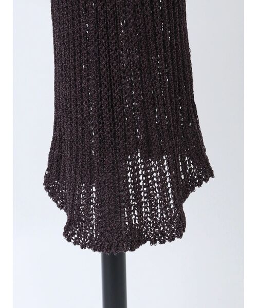 VEQUM（VEQUM）の「【VEQUM】MESH KNIT TANKTOP ONE-PIECE（ワンピース・レディース・ブラウン/ホワイト/ブラック・FREE）」の10枚目の写真