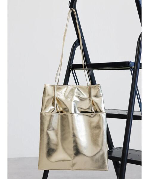 CRAFT STANDARD BOUTIQUE(クラフトスタンダードブティック)の「【WEB限定】メタリックトートバッグ(トートバッグ・レディース・ゴールド/ブルー/シルバー/ブラック・FREE)」の7枚目の写真