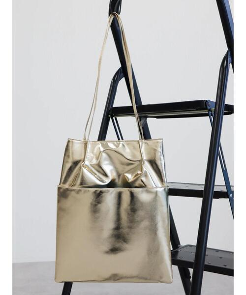 CRAFT STANDARD BOUTIQUE(クラフトスタンダードブティック)の「【WEB限定】メタリックトートバッグ(トートバッグ・レディース・ゴールド/ブルー/シルバー/ブラック・FREE)」の10枚目の写真