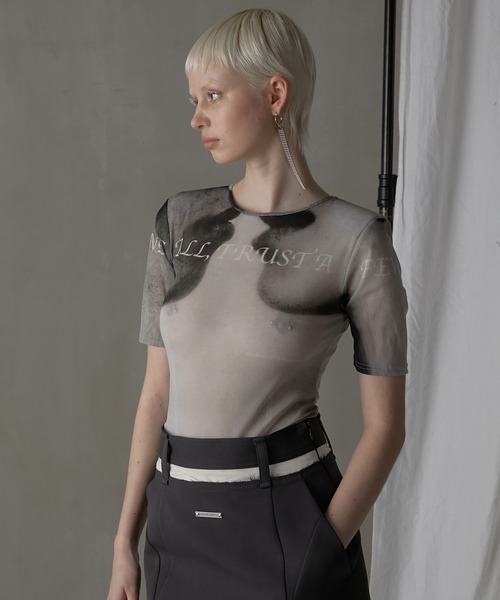 PRANK PROJECT(プランクプロジェクト)の「マルチプリントチュールボディスーツ / Multi Printed Tulle Bodysuit(Tシャツ/カットソー・レディース・その他2/その他1・FREE)」の9枚目の写真