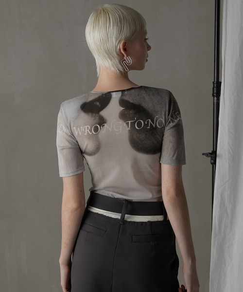 PRANK PROJECT(プランクプロジェクト)の「マルチプリントチュールボディスーツ / Multi Printed Tulle Bodysuit(Tシャツ/カットソー・レディース・その他2/その他1・FREE)」の11枚目の写真