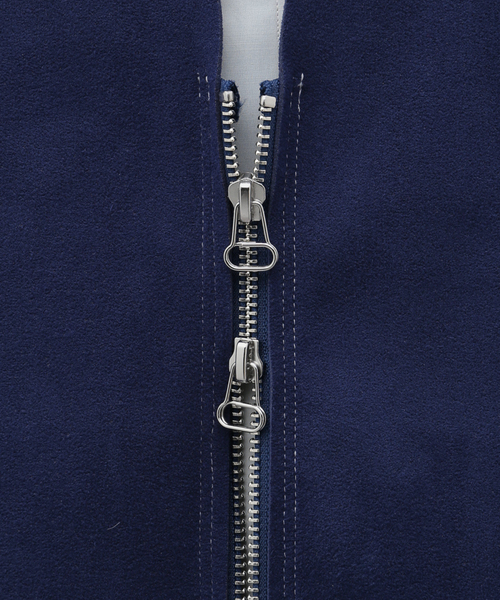 EDIFICE LA BOUCLE（エディフィスラブークル）の「【LA BOUCLE / ラブ―クル】ウルトラスエード ZIP ベスト（ベスト・メンズ・ブラック/ボルドー/ネイビー・FREE）」の15枚目の写真