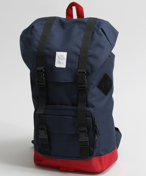 WEGO（ウィゴー）の「WEGO/フラップベルトバックパック（バックパック/リュック・メンズ・ブラック/ネイビー/カモフラージュ・FREE）」の8枚目の写真